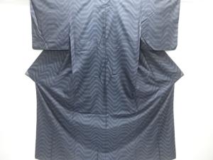 変わり横段織り出し本場泥大島紬着物